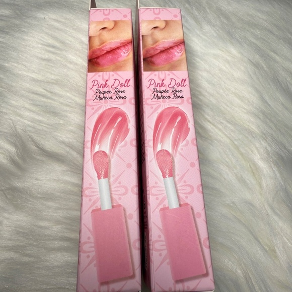 Tinted lip oil Pink Doll set of two BRAND NEW VIRAL - Picture 3 of 3